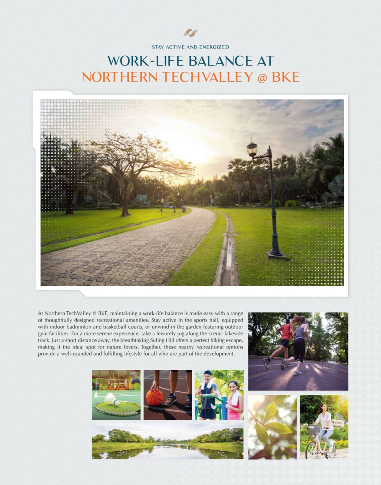 Recreational park and jogging track at Northern TechValley